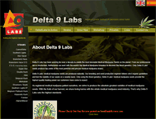 Tablet Screenshot of delta9labs.com